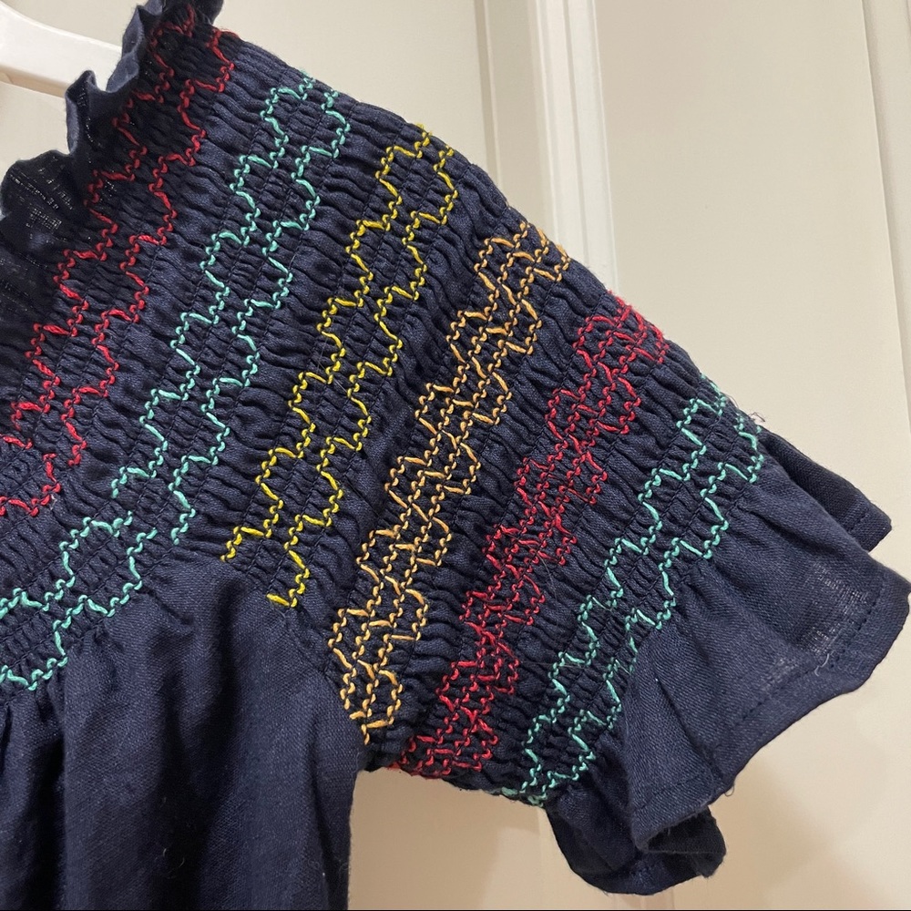 Trina Turk off the shoulder smocked top, size small